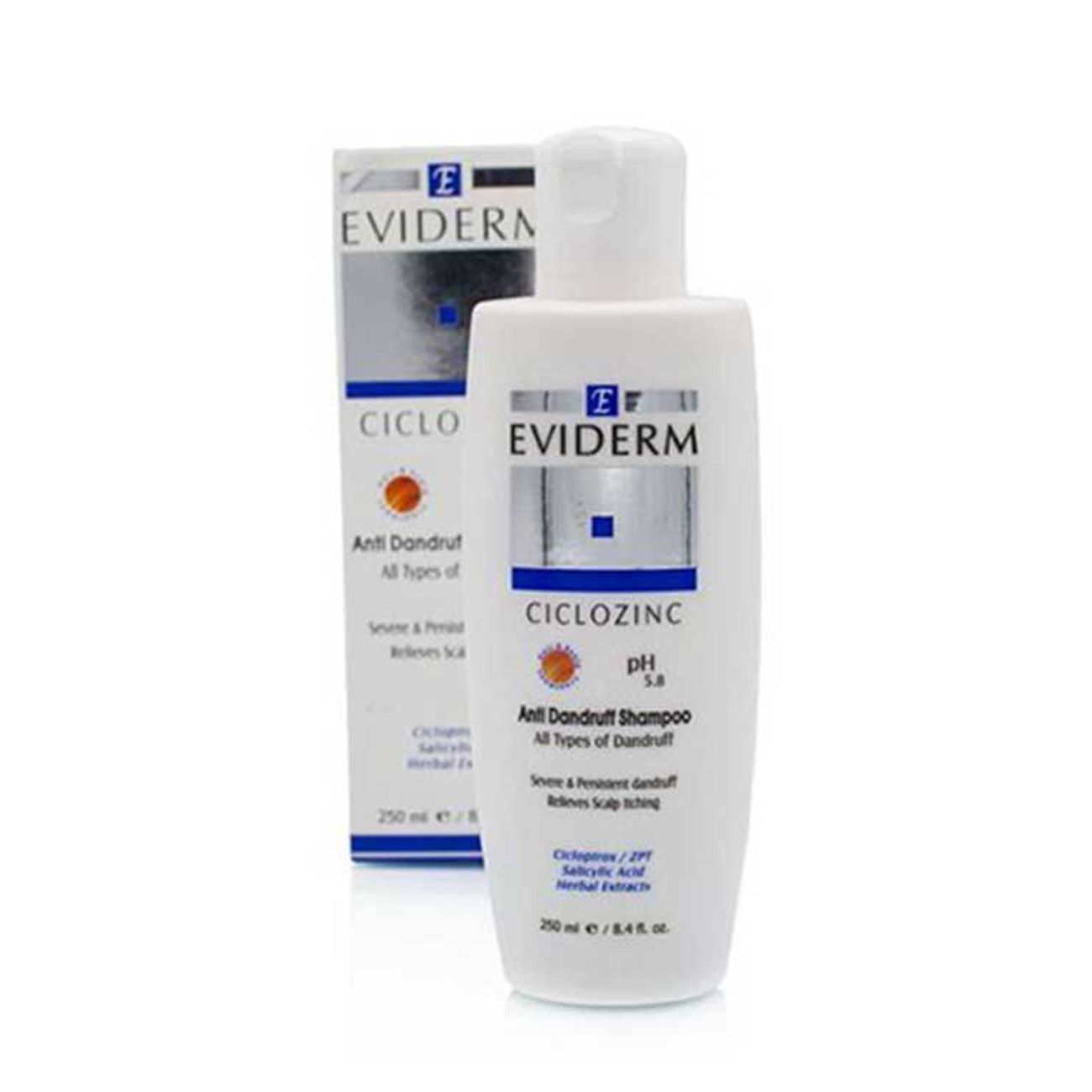 Шампунь Eviderm против перхоти с циклопироксом