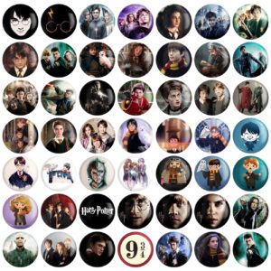 Коллекционный значок «Гарри Поттер» (круглый, металл)