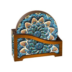 Иранские деревянные подставки (набор из 6 шт.)