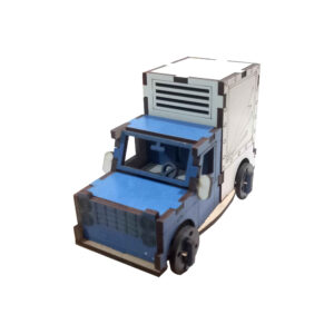 Деревянный макет грузовика Nissan Junior 1956 (синий)