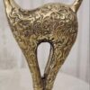 Пара бронзовых скульптур кошек – золотистый декор