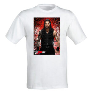 Мужская футболка «Roman Reigns» (белая)