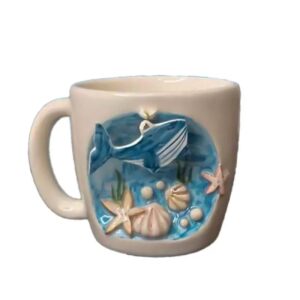 Керамическая кружка «Кит» (морской дизайн)