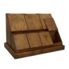 Двухцветная деревянная полка для специй — Минимализм