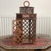 Подсвечник-фонарь с узором танца самы
