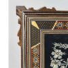 Латунная рамка с гравировкой «Птицы и цветы»