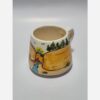 Ручная роспись керамической кружки с пейзажем каньона