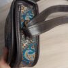 Круглая сумка из ткани Терме — персидский узор пейсли