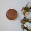 Ручная шкатулка для украшений из орехового дерева с элегантным изображением птиц и цветов