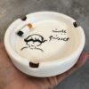 Керамическая пепельница с игривой каллиграфией