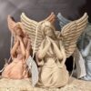 Ручная скульптурная свеча «Спящий ангел» — подходит для декора и подарка, набор из 3 шт.