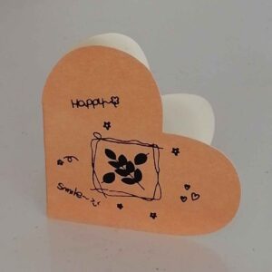 Открытки-сердечки «Счастье» (Крафт, 10 шт.)