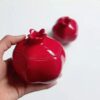 Керамическая сахарница в форме граната (Синяя)