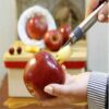 Серебристый удалитель косточек для яблок
