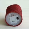 Красные LED-свечи с блеском (набор 10 шт.)