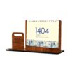 Деревянный календарь на 1404 год с подставкой для телефона