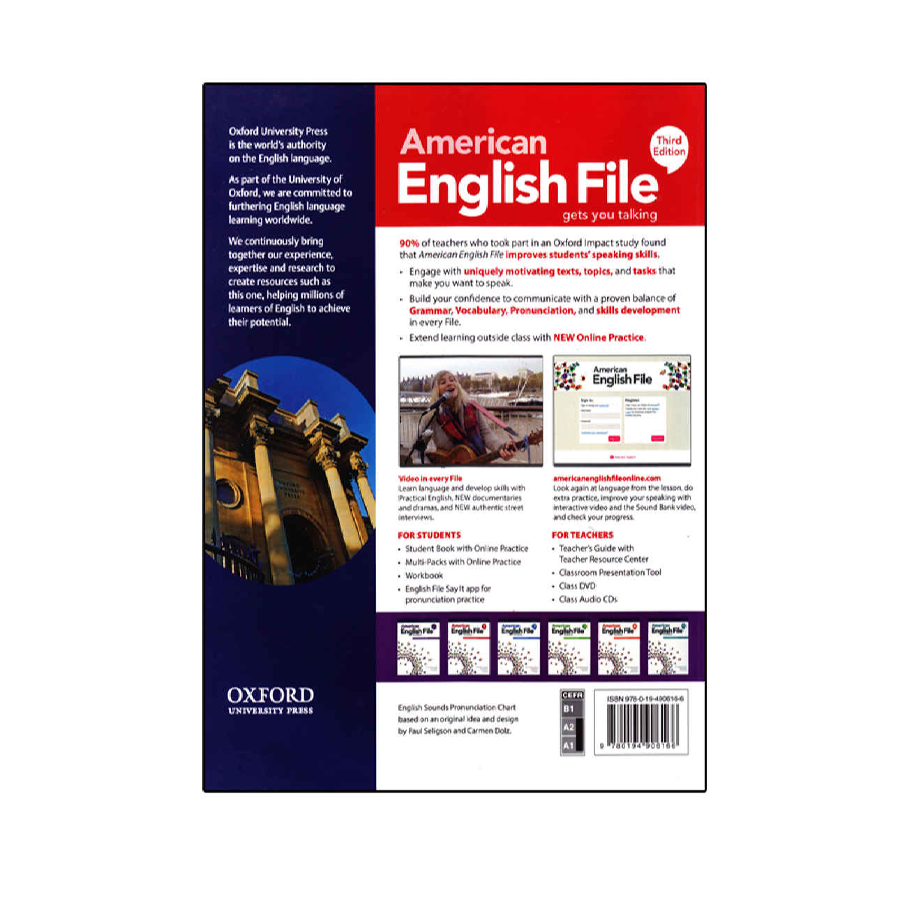 Учебник American English File 1, 3-е издание
