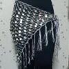 Belly Dance Hip Scarf with Coin for Women – Suitable for Costume and Practice Wear (2)