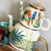 Colorful Enamel Kettle and Teapot Combo – Suitable for Daily Use or Decor (6)