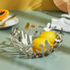 Decorative Metal Bowl – Modern Home Décor Accent (3)