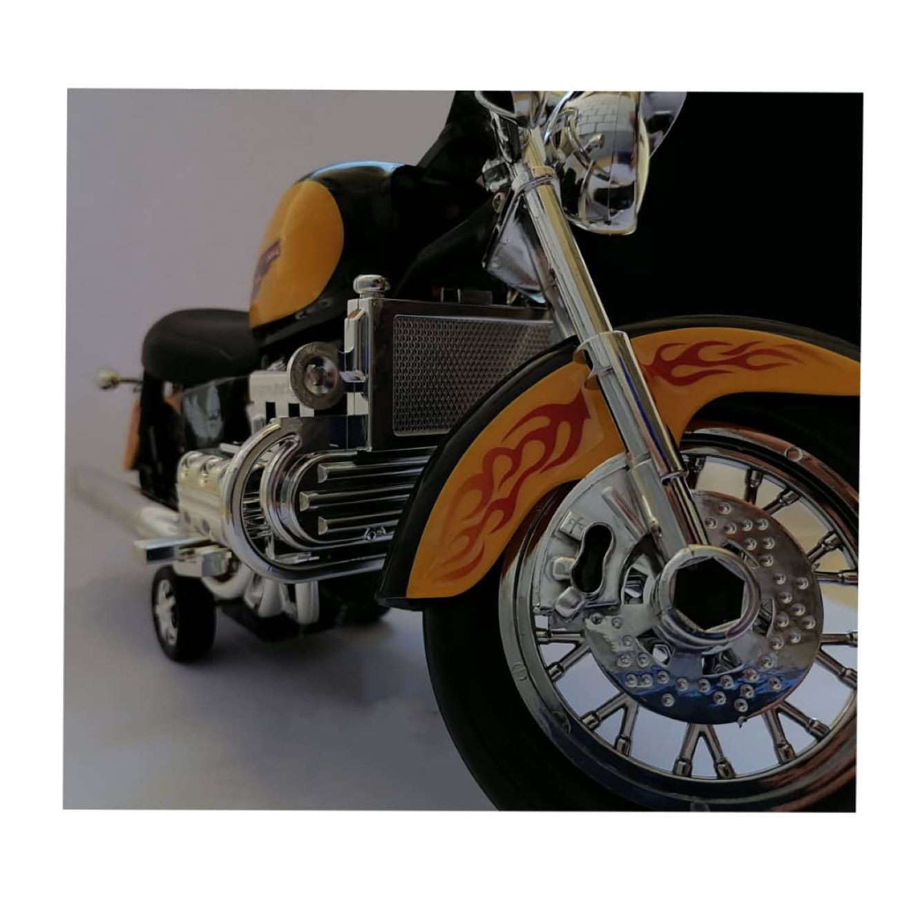 Игрушечный Harley Davidson (Жёлтый)