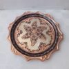 Large Copper Serving Tray in Star Design with Silver Inlay and Nano Finish (3)