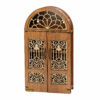 Patiko Key Holder - Traditional Mirror-Embedded Window Design with Shelf & 4 Hooks (2)