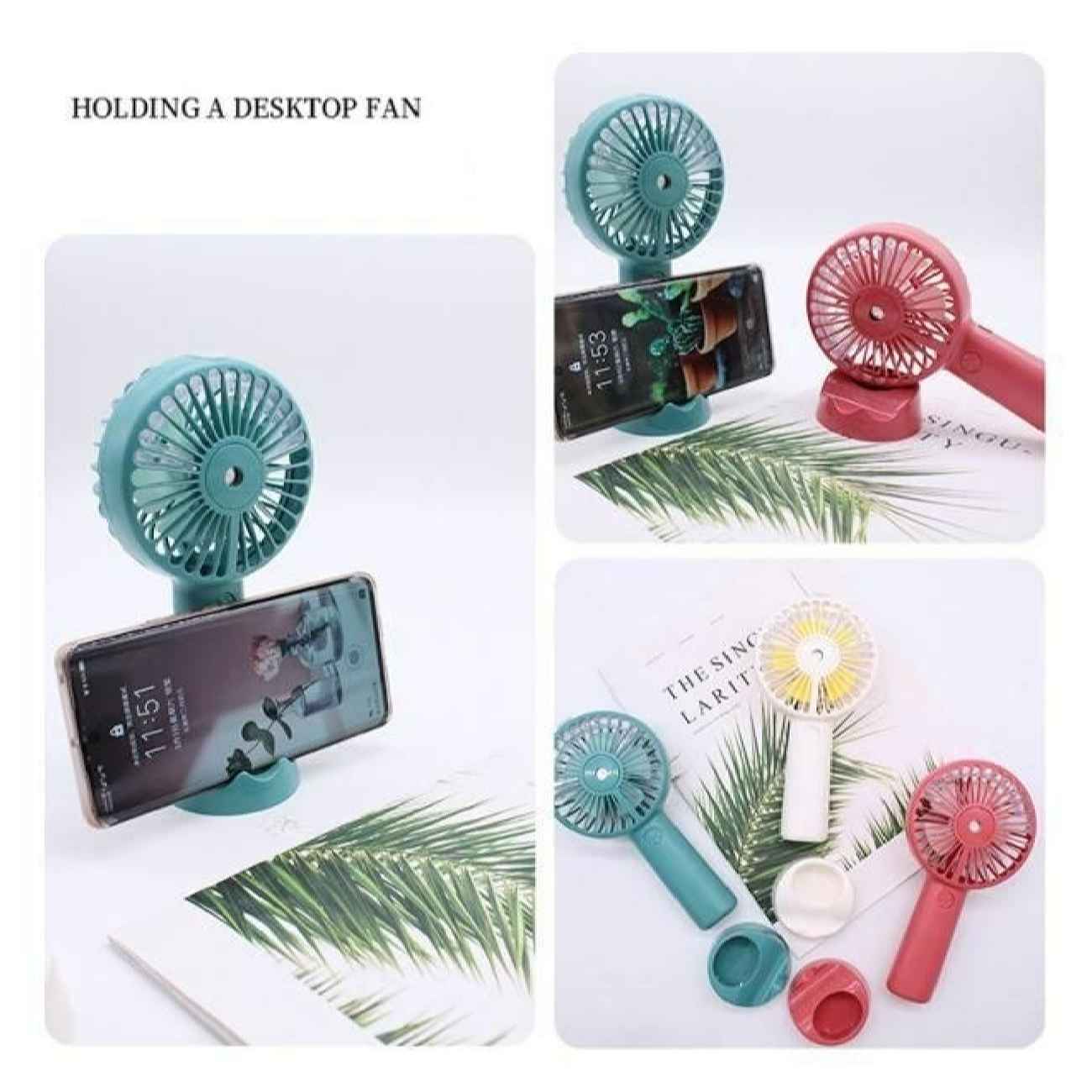 Портативный ручной вентилятор – Для активного отдыха: походы, кемпинг, пикники