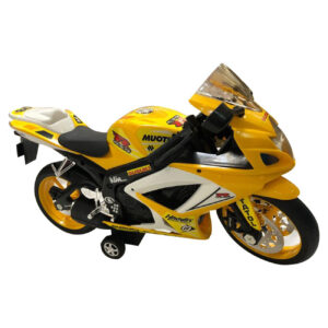 Гоночный мотоцикл Suzuki, жёлтый