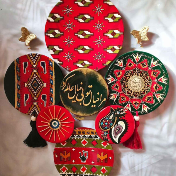 Декоративные тарелки с персидскими стихами (7 шт.)