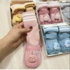 Baby Knee-High Sock Shoes – 100% Cotton, Ultra-Soft and Comfortable, Anti-Slip (2)