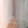 Bridal Veil with Pearls for a Glamorous Wedding Day Statement Piece (3)