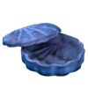 Concrete Seashell-Design Jewelry Box With Lid for Rings, Earrings, and Small Accessories (3)