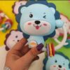 Cute Animal Musical Rattle for Babies with Teether (1)