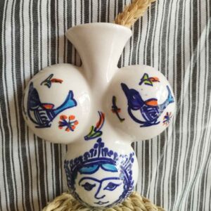 Настенное кашпо в деревенском стиле, тройной горшок