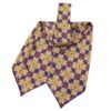 Men's Ascot Tie Stylish Geometric Pattern Neck Scarf for Formal & Casual Outfits (2)