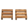 Minimalist Pallet Coaster Made of Wood – Suitable for Kitchens, Bars & Offices (Pack of 6)