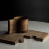 Natural Wood Puzzle Coasters – Suitable for Everyday Use (4x) 3