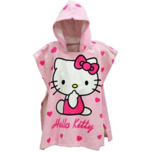 Детское пончо-полотенце «Hello Kitty» (3–6 лет)