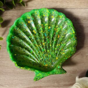 Подставка-ракушка из смолы для колец и аксессуаров