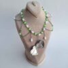 Silver Stainless Steel Choker Necklace with Pearls & Crystals – Non-Tarnish & Hypoallergenic (1)
