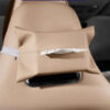 Stylish Leather Car Tissue Holder – Suitable for Backseat, Easy Access on the Go (4)