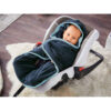 Swaddle for Newborn – Soft & Safe, Suitable for Sleep-Boosting Pick in Navy Blue (5)