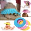 Waterproof Shower Hat , Protects Eyes and Ears During Shampoo & Bath Time (2)