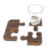 Wooden Puzzle Coaster Set – Suitable for Coffee Tables & Home Decor (4x)5