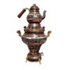 16-Piece Copper Samovar Set with Mina-Kari Enamel Design (3)