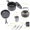 Camping Cookware Set for Open Fire Cooking – Lightweight & Durable (4)