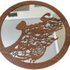 Decorative Mirror Wall Art – Love Quote Model, Brown