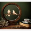 Handcrafted Wooden Table Lamp – Neon Lamp Made with Russian Wood (1)