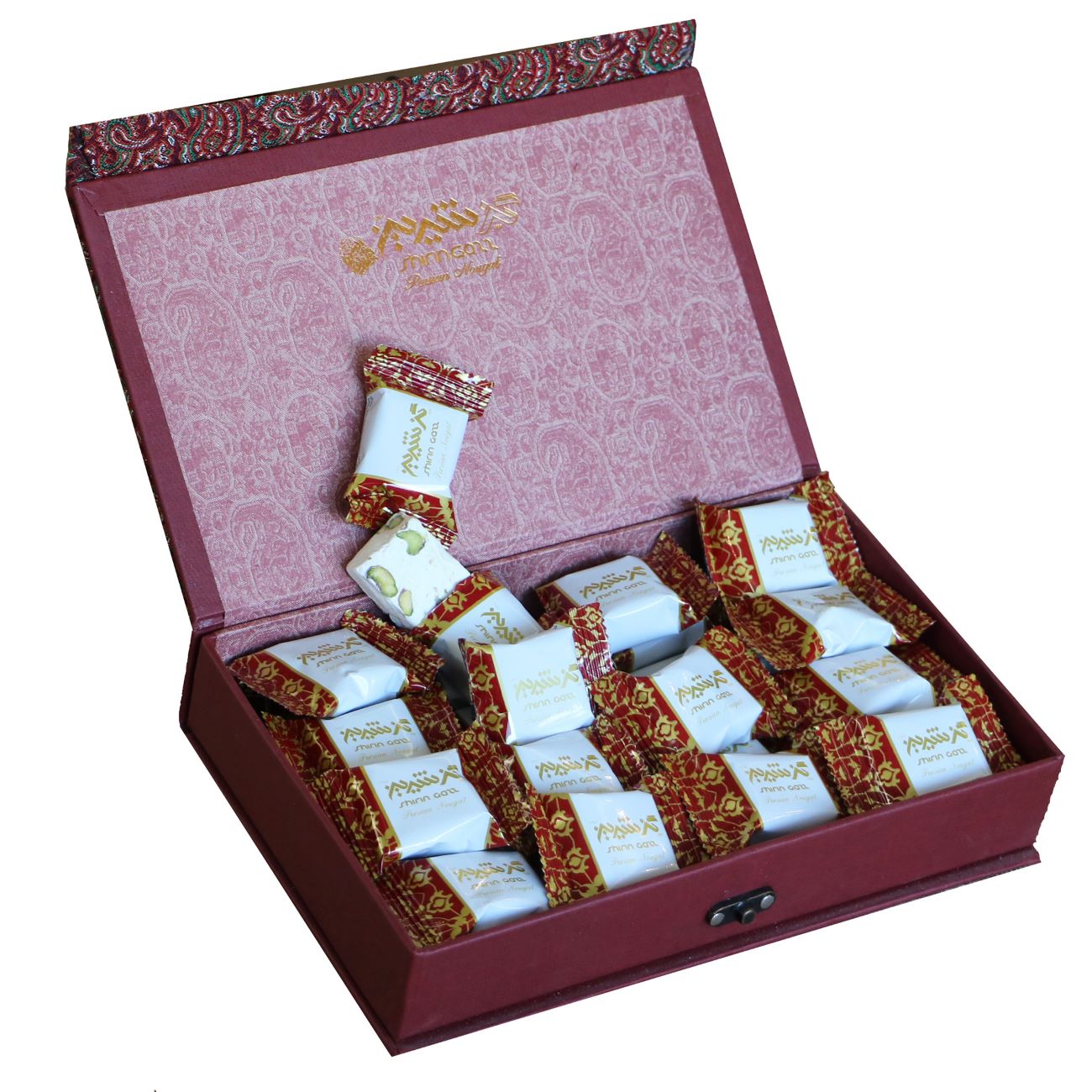 Нуга Shirin Gaz в коробке Терме (40% орехов, 360 г)